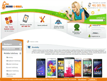 Tablet Screenshot of obchod-s-mobily.cz